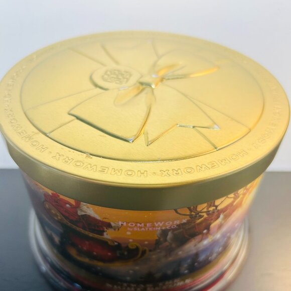 HomeWorx by Slatkin Twas the Night Before 4-Wick 18oz Candle NEW - Picture 2 of 4